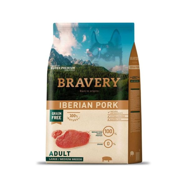 BRAVERY 12 KG ADULTO L/M PORK
