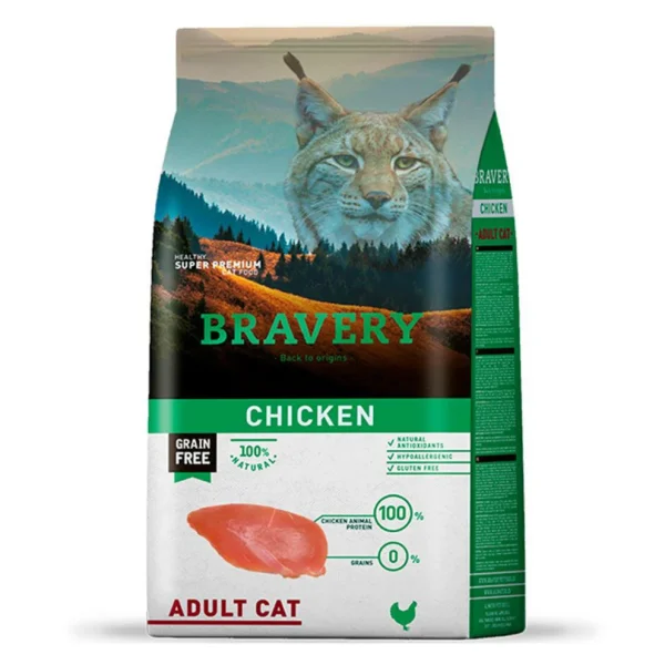 BRAVERY 2 KG CAT POLLO ADULTO
