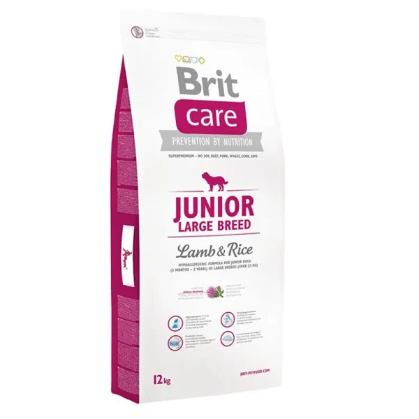 BRIT 12 KG JUNIOR LARGE LAMB RICE