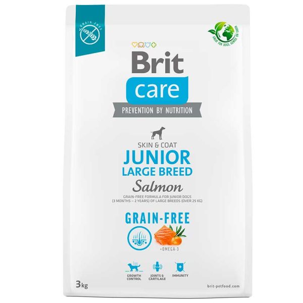 BRIT 3 KG JUNIOR LARGE SALMON